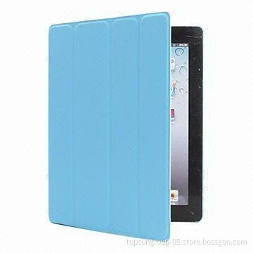 Simple Style PU Leather Case with Stand, Suitable for iPad, Assorted Colors, OEM Orders are Welcome